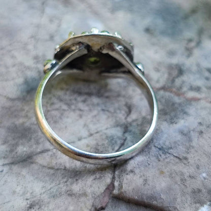 Anello in argento 925 con pietra GURNAM 