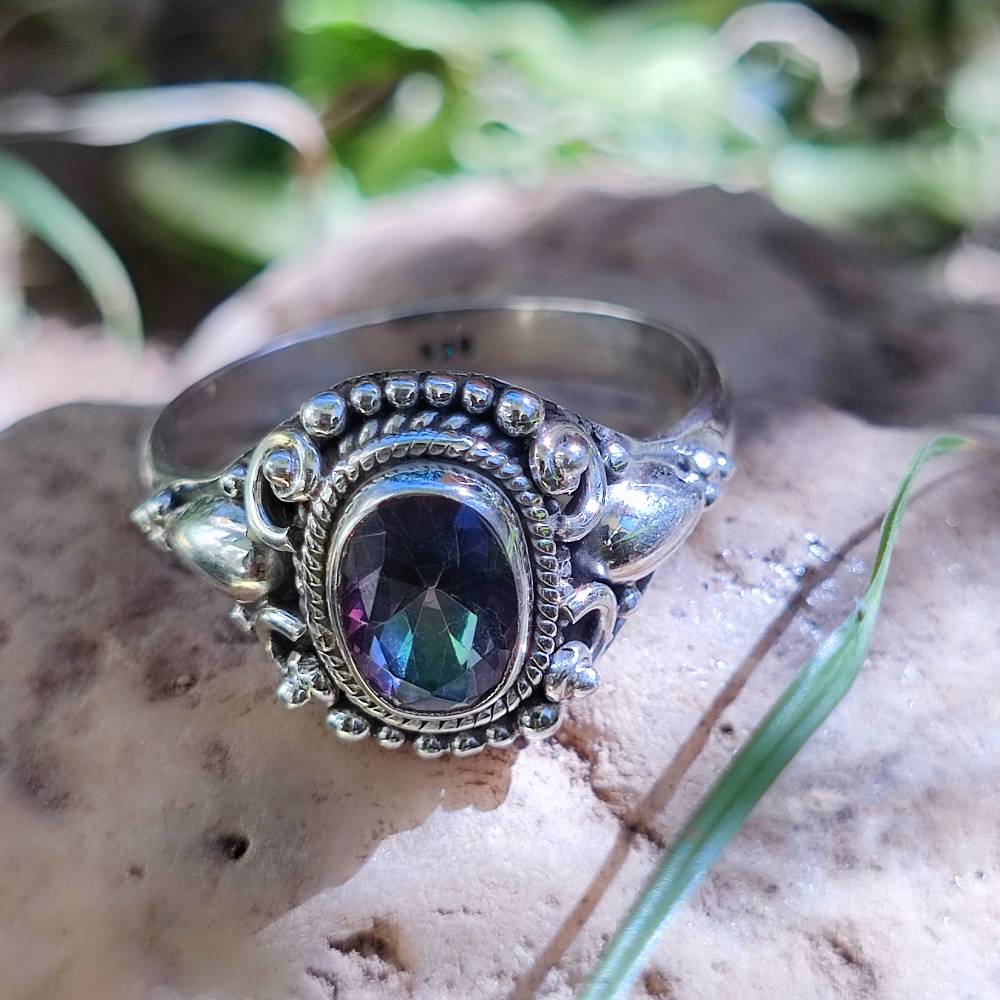 Anello in argento 925 con pietra - ARUNIMA