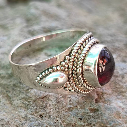 Anello in argento 925 con pietra - LOONAR