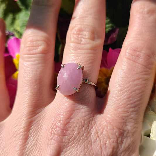 ANELLO artigianale in argento 925 con pietra - MAISNAR