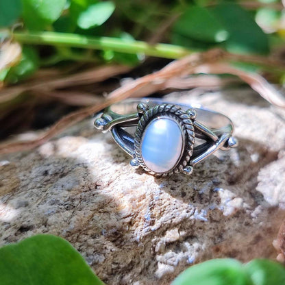 Anello con pietra in argento 925 NALIN perla 