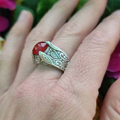 Anello in argento 925 con pietra - NENAVA