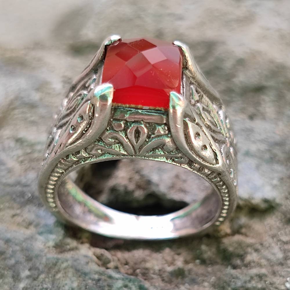 Anello in argento 925 con pietra - NENAVA