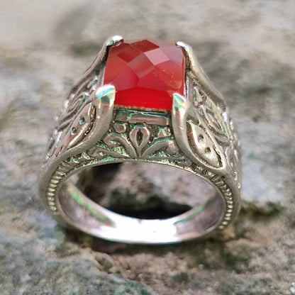 Anello in argento 925 con pietra - NENAVA