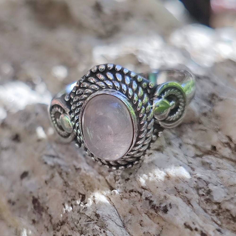 Anello con pietra in argento 925 - KAMBOJ