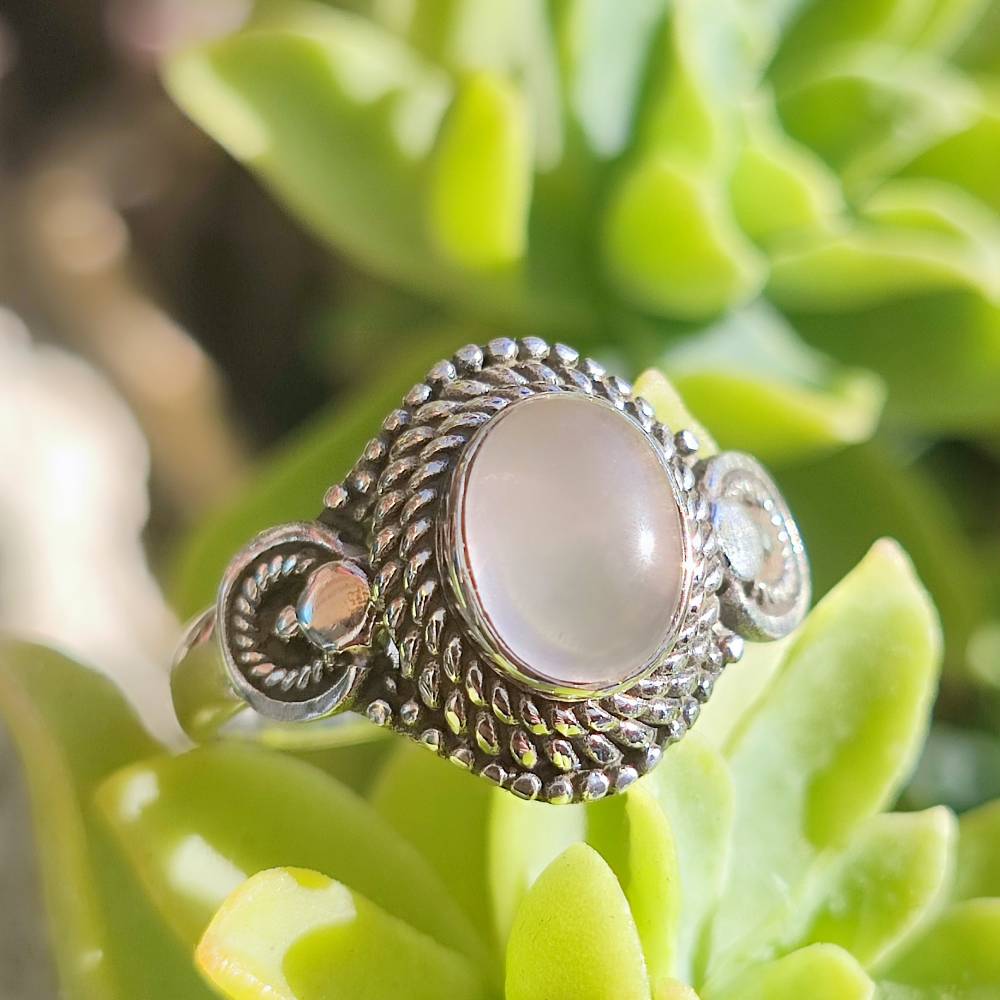 Anello con pietra in argento 925 - KAMBOJ