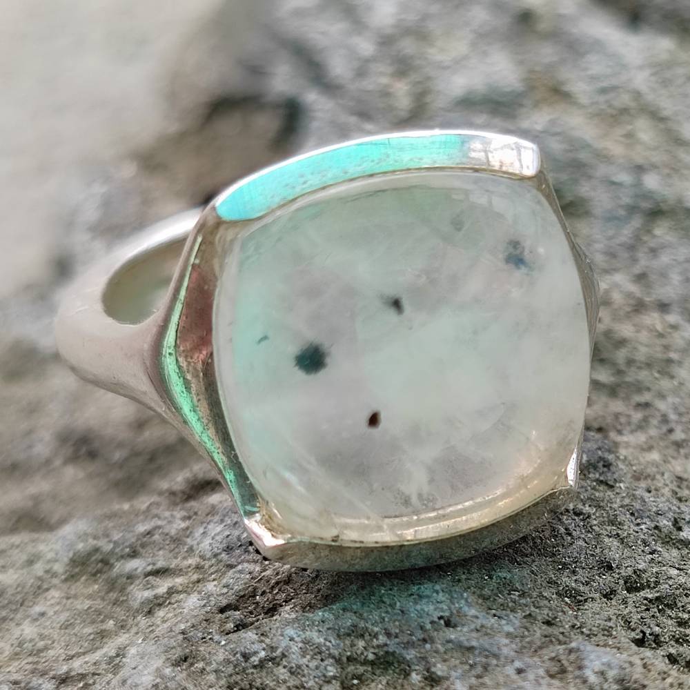 Anello in argento 925 con pietra - RAAMDEVA