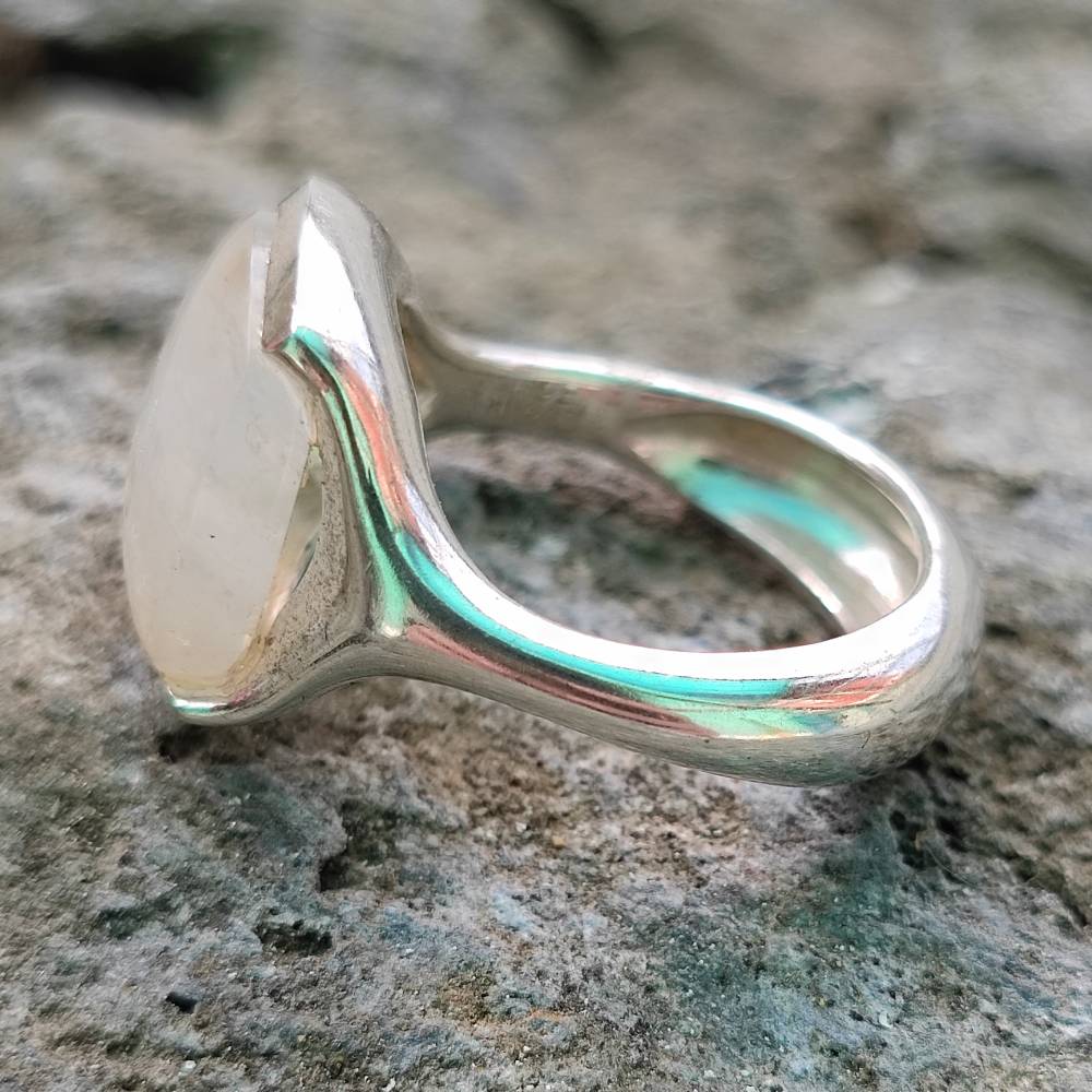 Anello in argento 925 con pietra - RAAMDEVA