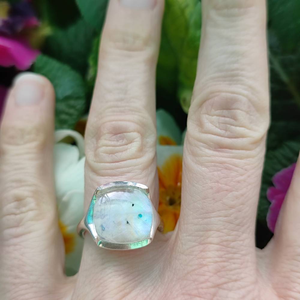 Anello in argento 925 con pietra - RAAMDEVA