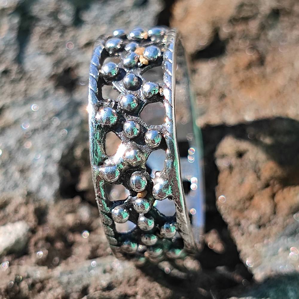 Anello etnico in argento 925 - SARUDA