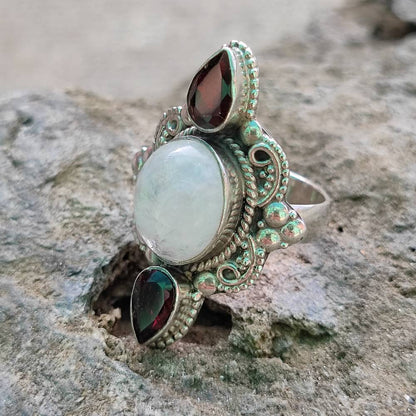 Anello in argento 925 con pietra - SHIMLA