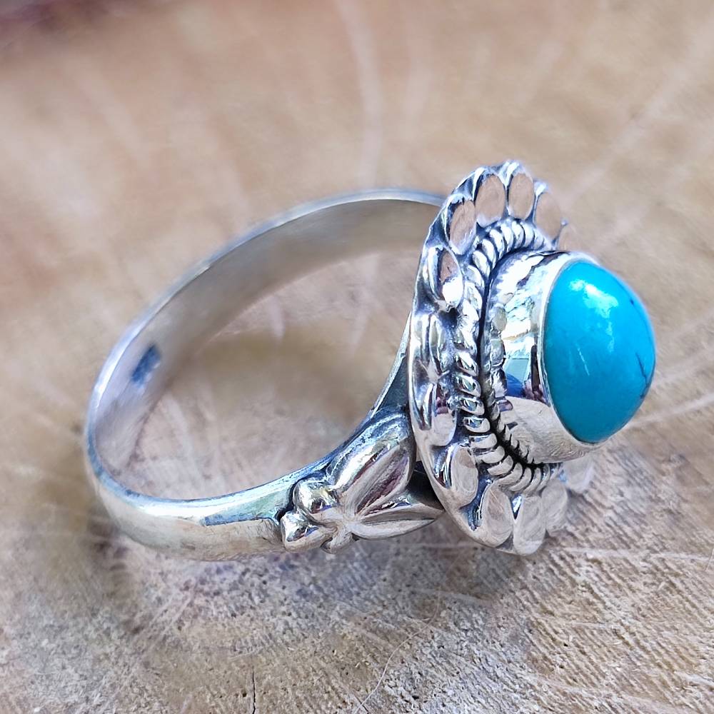 Anello con pietra in argento 925 - BAMALOI