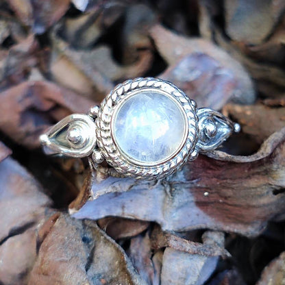 Anello con pietra in argento 925 - ZIRO pietra di luna