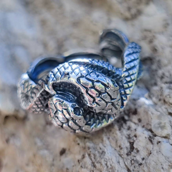 Anello in argento 925 serpenti - JARIMULI