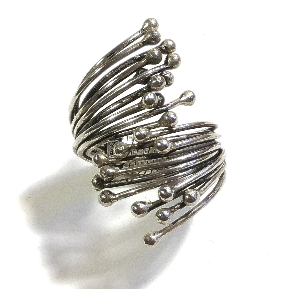 ANELLO ETNICO argento 925 artigianale TANTU