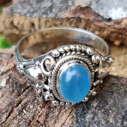 Anello ARUNIMA in argento 925 con pietra | GIOIELLI IN ARGENTO