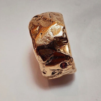 Anello in bronzo e granato - bronzeage1968 – immagine7