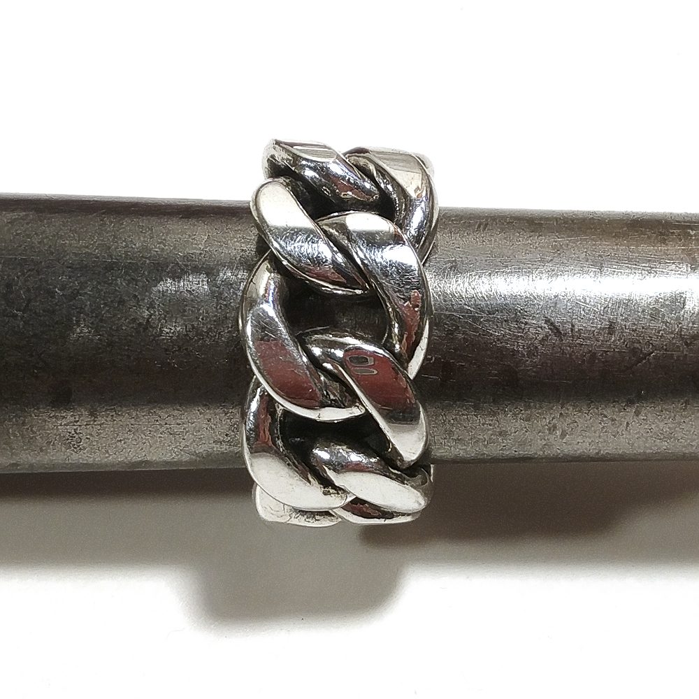 ANELLO CATENA gourmette in argento 925 da UOMO o DONNA