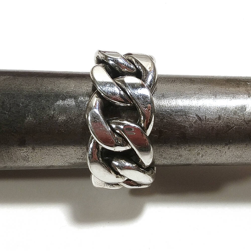ANELLO Groumette a catena in argento 925 da uomo e donna