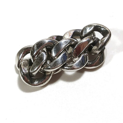 ANELLO CATENA gourmette in argento 925 da UOMO o DONNA