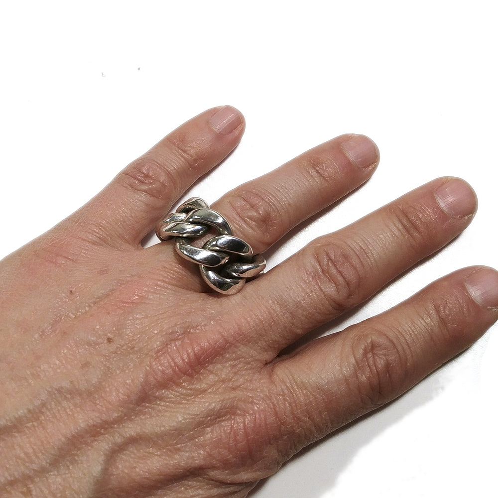 ANELLO a CATENA UOMO in argento 925