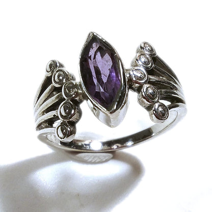 Anello con pietra Ametista