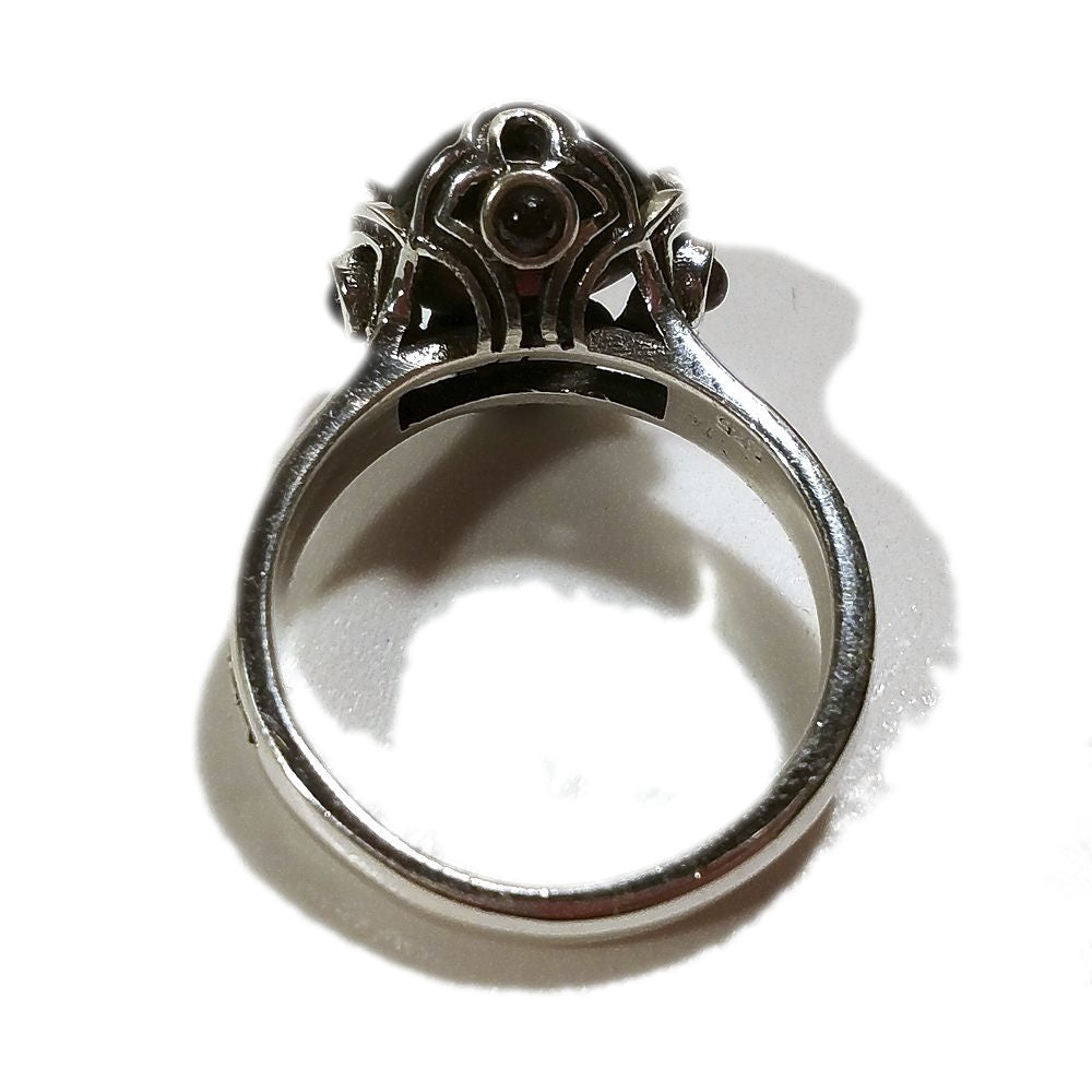 Vista laterale anello Naya