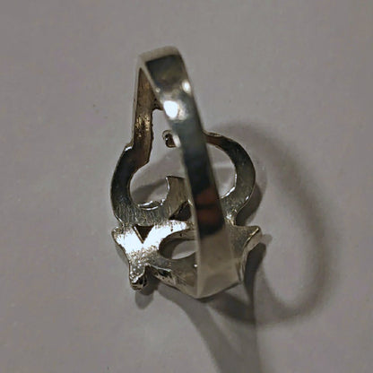 Anello OM argento traforo - NAWADA
