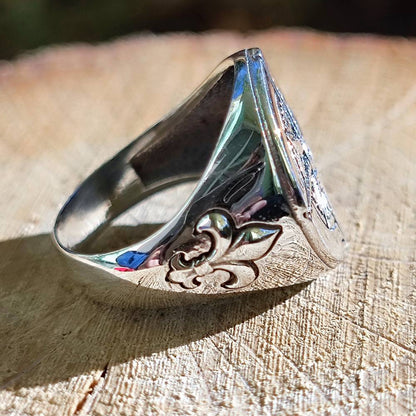 Anello etnico artigianale in argento 925 - REMDA