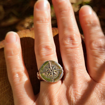 Anello etnico artigianale in argento 925 - REMDA