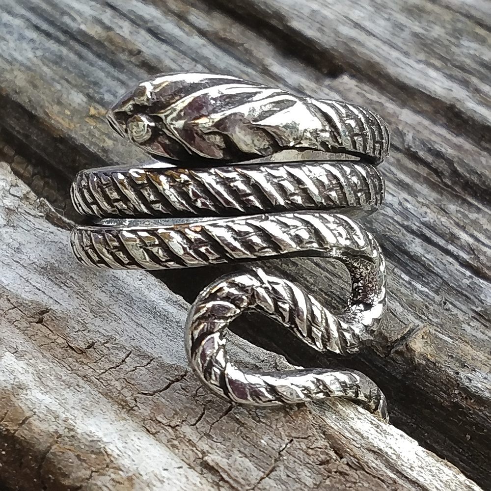 ANELLO SERPENTE in argento 925 - IRVA