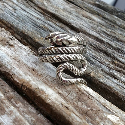 ANELLO SERPENTE in argento 925 - IRVA