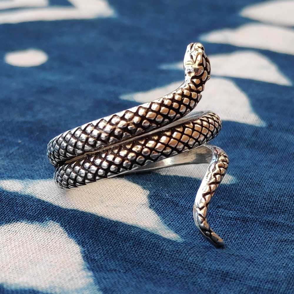 ANELLO SERPENTE in argento 925 - LONA