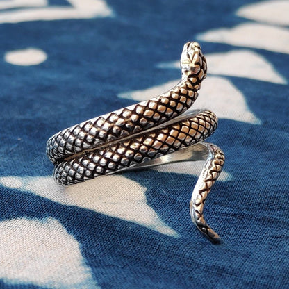 ANELLO SERPENTE in argento 925 - LONA