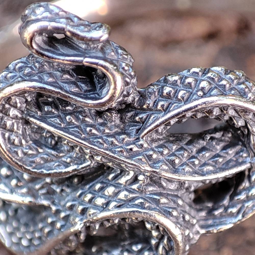 Anello in argento 925 serpenti - CHAKRAMAL
