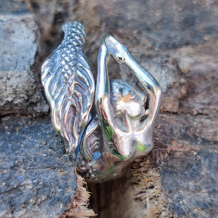 Anello Sirena artigianale in argento 925 - LEHERAL