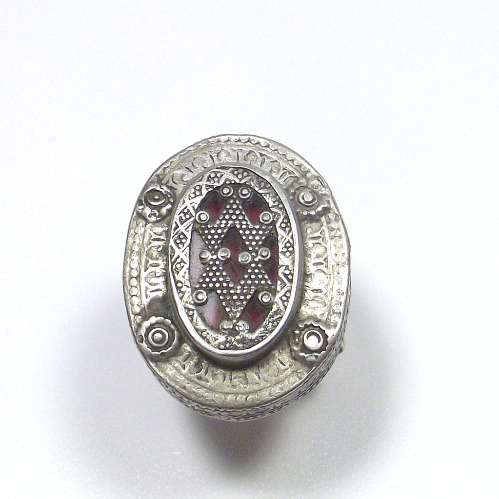 Anello Afghano antico argento - etnico - VINTAGE