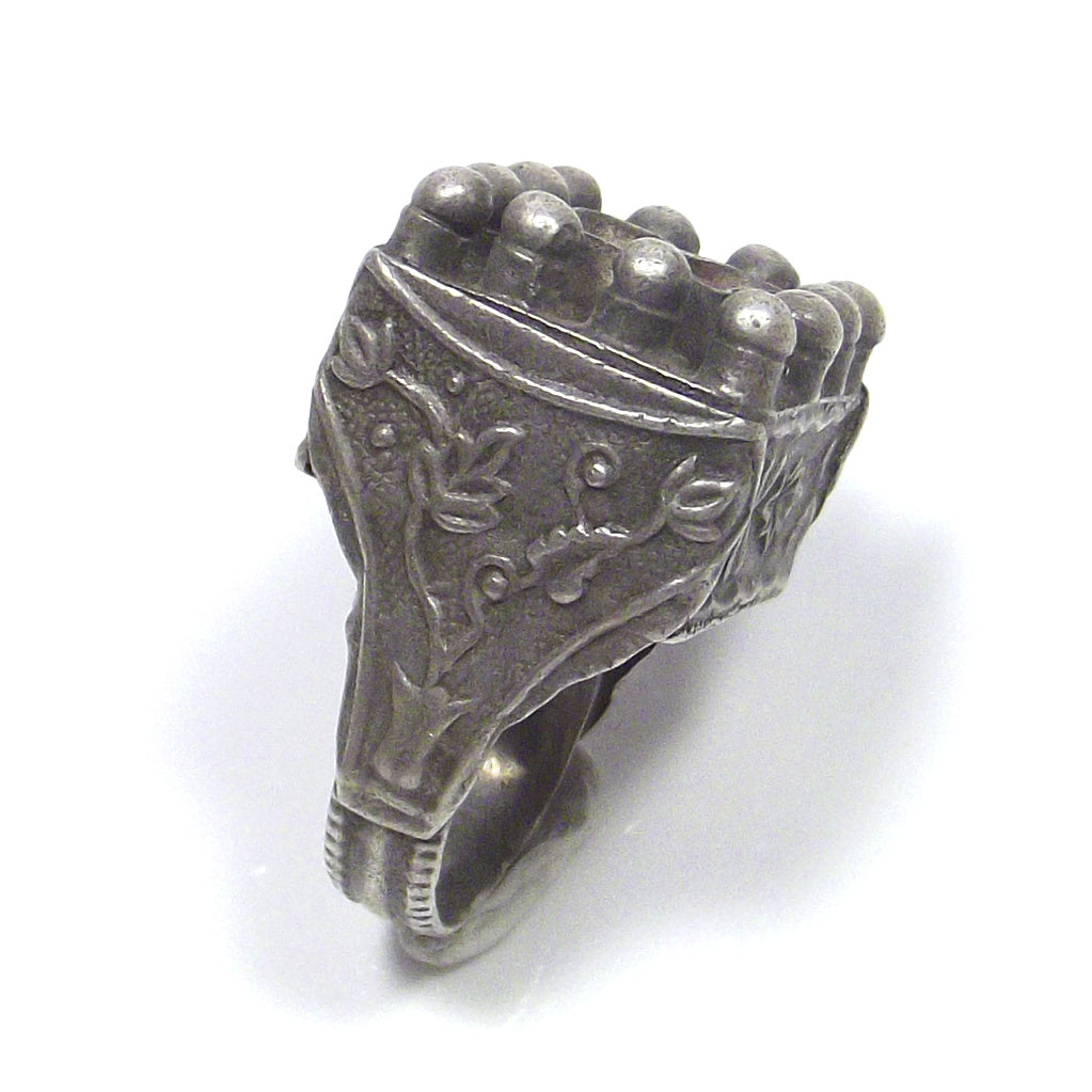 Anello Afghano antico argento etnico GIOIELLI ETNICI