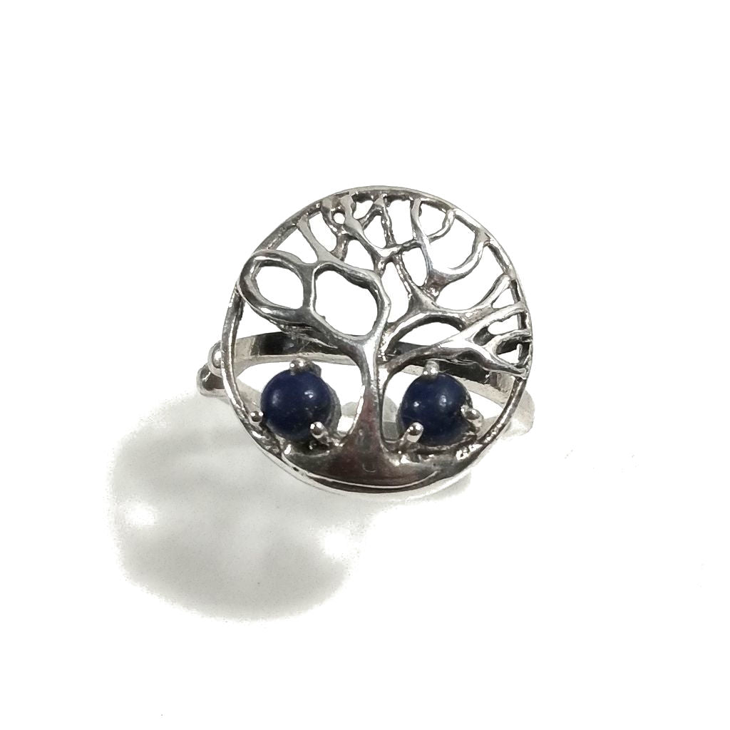 ANELLO artigianale in argento 925 ANELLO artigianale Lapislazzuli | Albero della vita