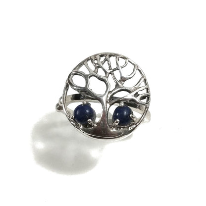 ANELLO artigianale in argento 925 ANELLO artigianale Lapislazzuli | Albero della vita