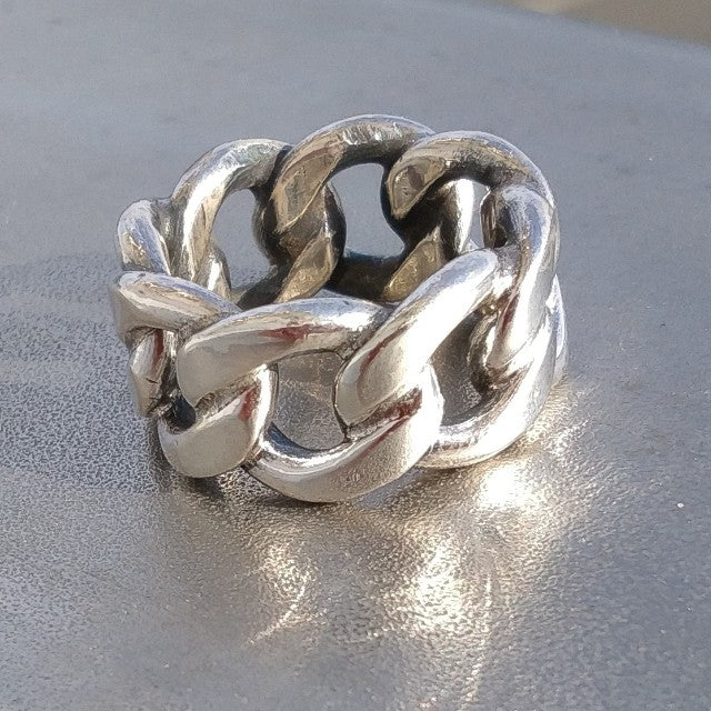 ANELLO CATENA gourmette | groumette argento uomo/donna