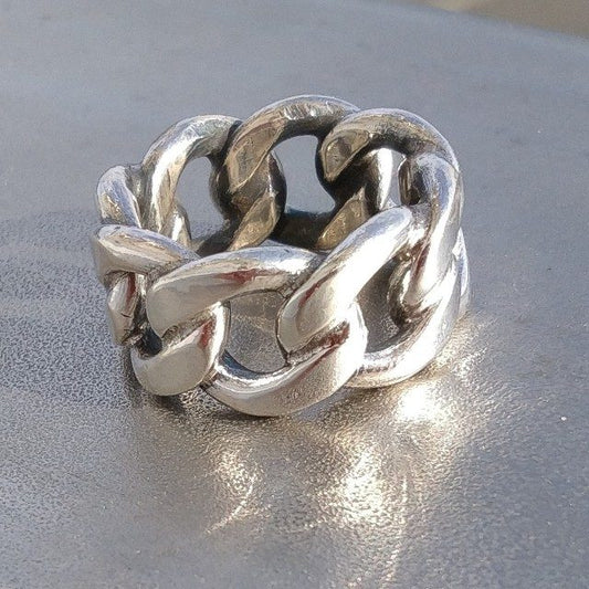 ANELLO CATENA gourmette | groumette argento uomo/donna