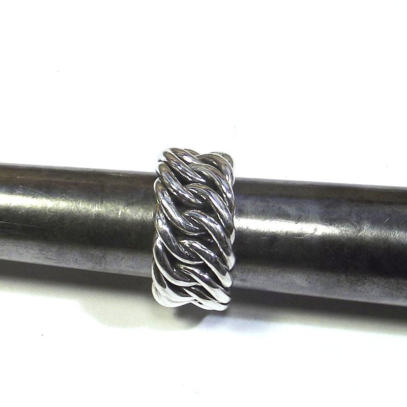 ANELLO CATENA gourmette argento uomo/donna misura 14 – immagine3