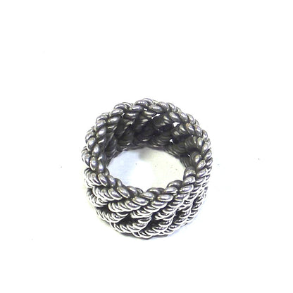 ANELLO CATENA gourmette | groumette argento uomo/donna misura 26 – immagine5