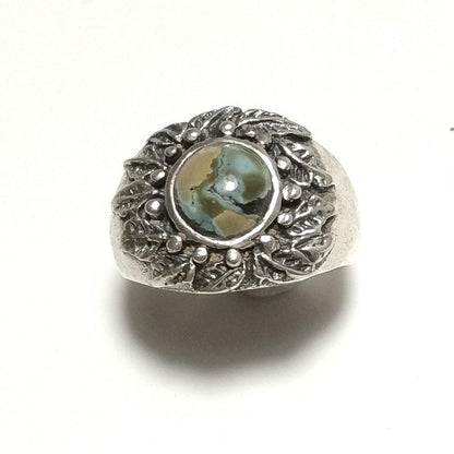 ANELLO ETNICO in argento 925 ANELLO artigianale Turchese | GIOIELLI IN ARGENTO