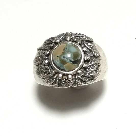 ANELLO ETNICO in argento 925 ANELLO artigianale Turchese | GIOIELLI IN ARGENTO
