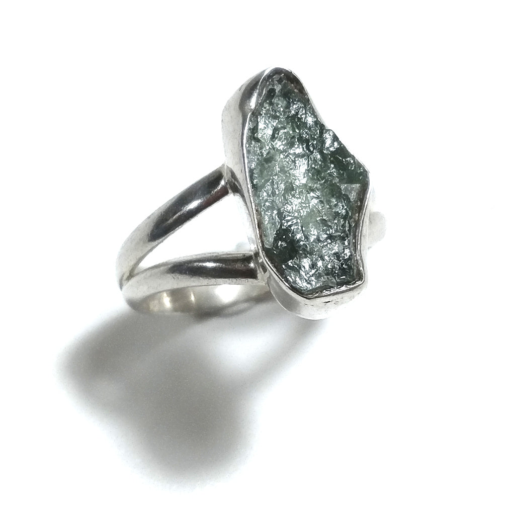 ANELLO artigianale in argento 925 Anello con pietra Acquamarina | GIOIELLI IN ARGENTO