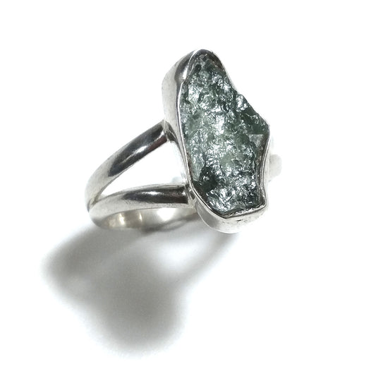 ANELLO artigianale in argento 925 Anello con pietra Acquamarina | GIOIELLI IN ARGENTO