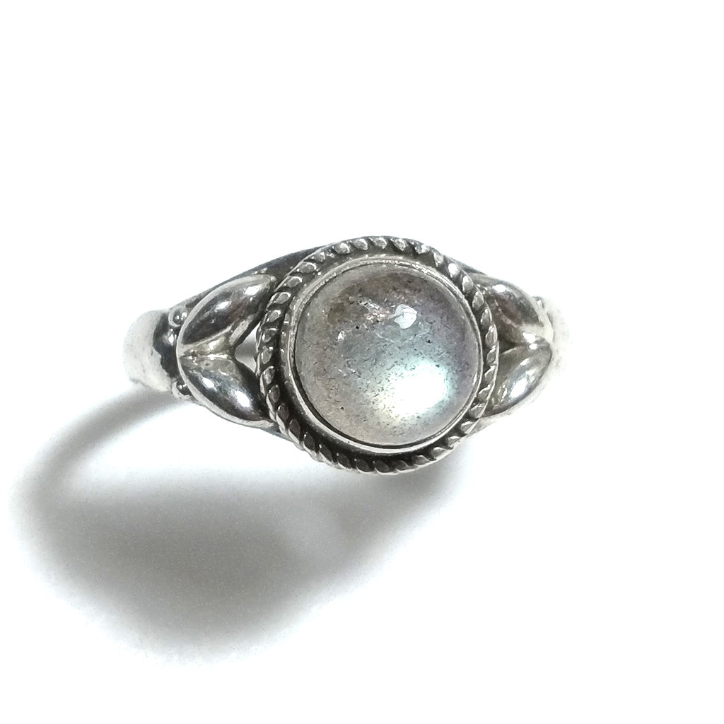 Anello con pietra in argento 925 con Labradorite | GIOIELLI ETNICI