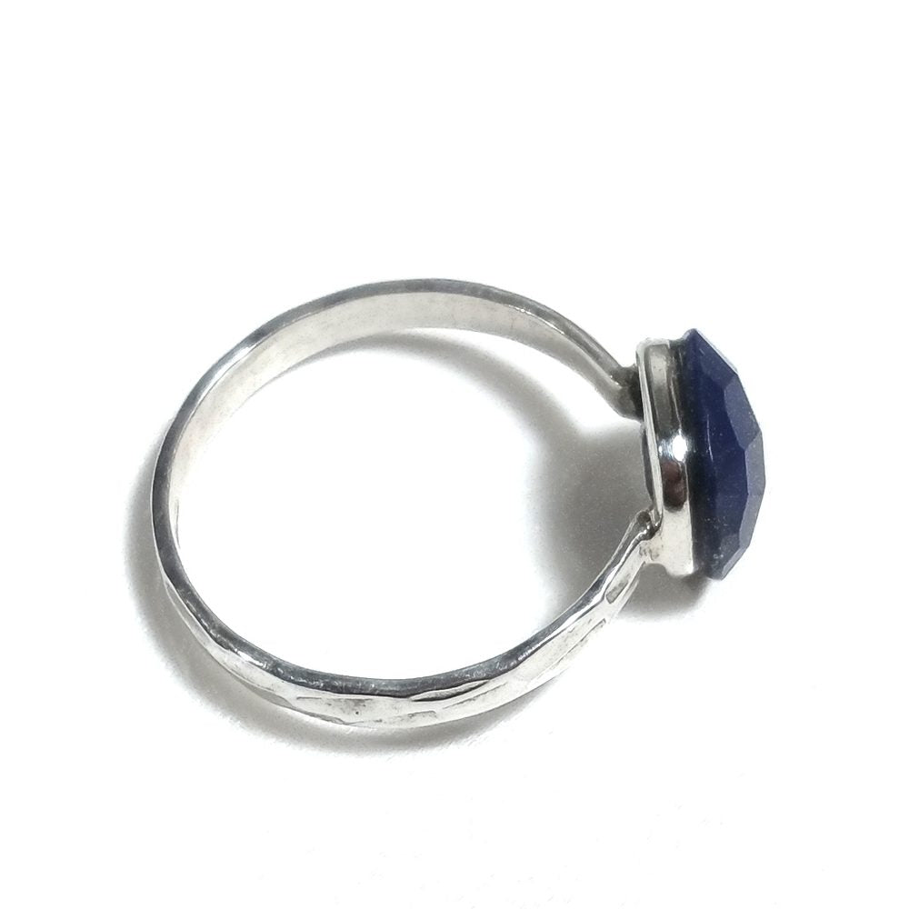 ANELLO artigianale in argento 925 Anello con pietra Lapislazzuli | GIOIELLI IN ARGENTO